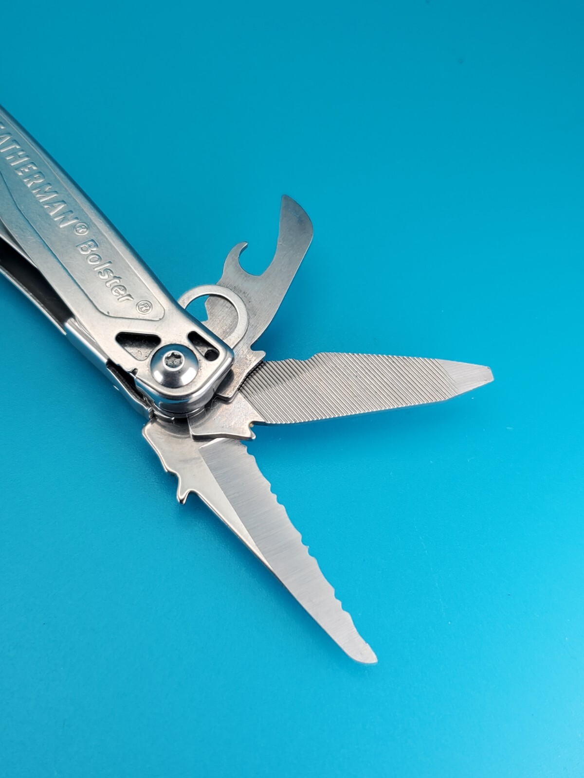 Leatherman Bolster 13 Tool Stainless Steel Multi-Tool! WITH SHEATH! NICE!