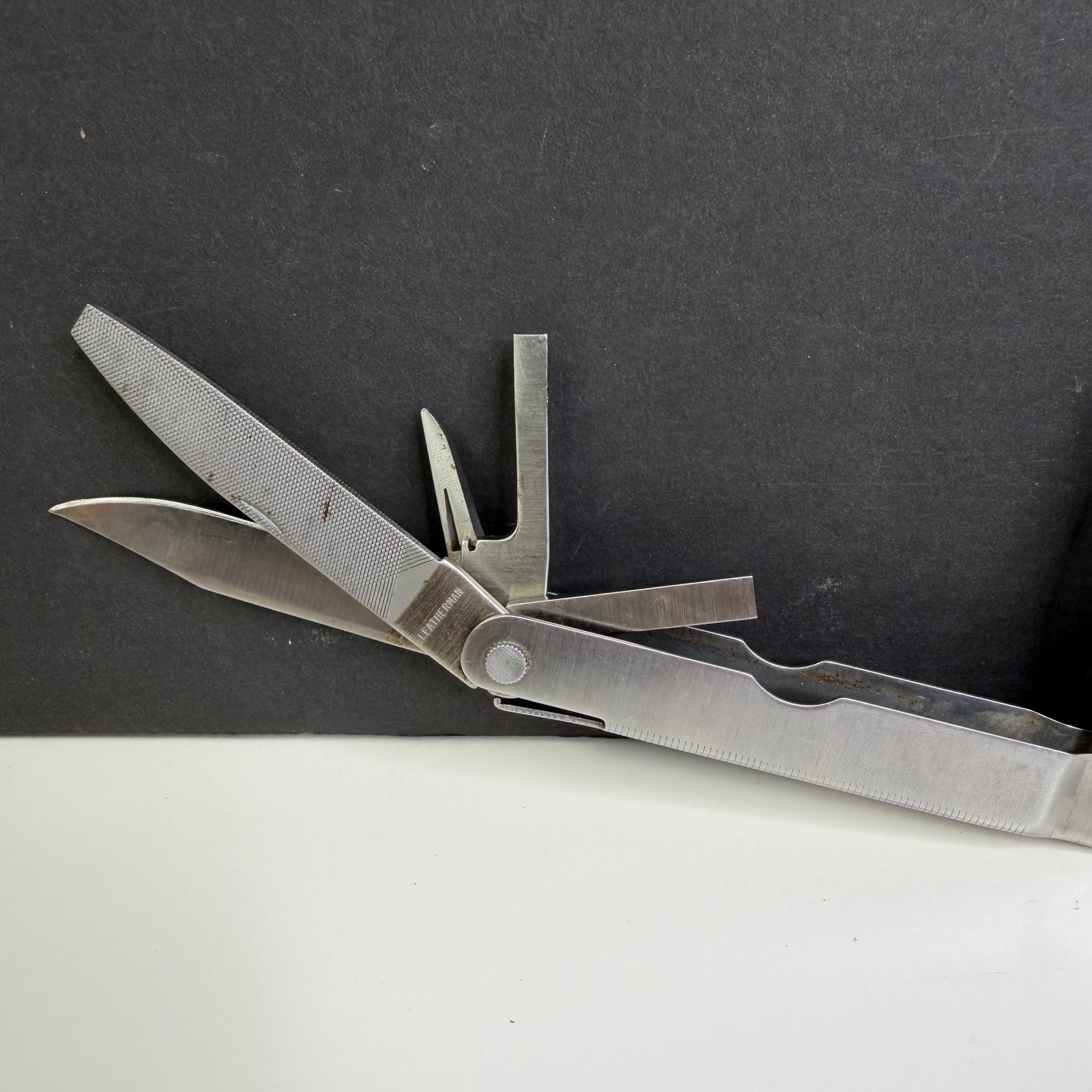 VTG Original Leatherman Super Tool Stainless Steel Multitool Portland USA