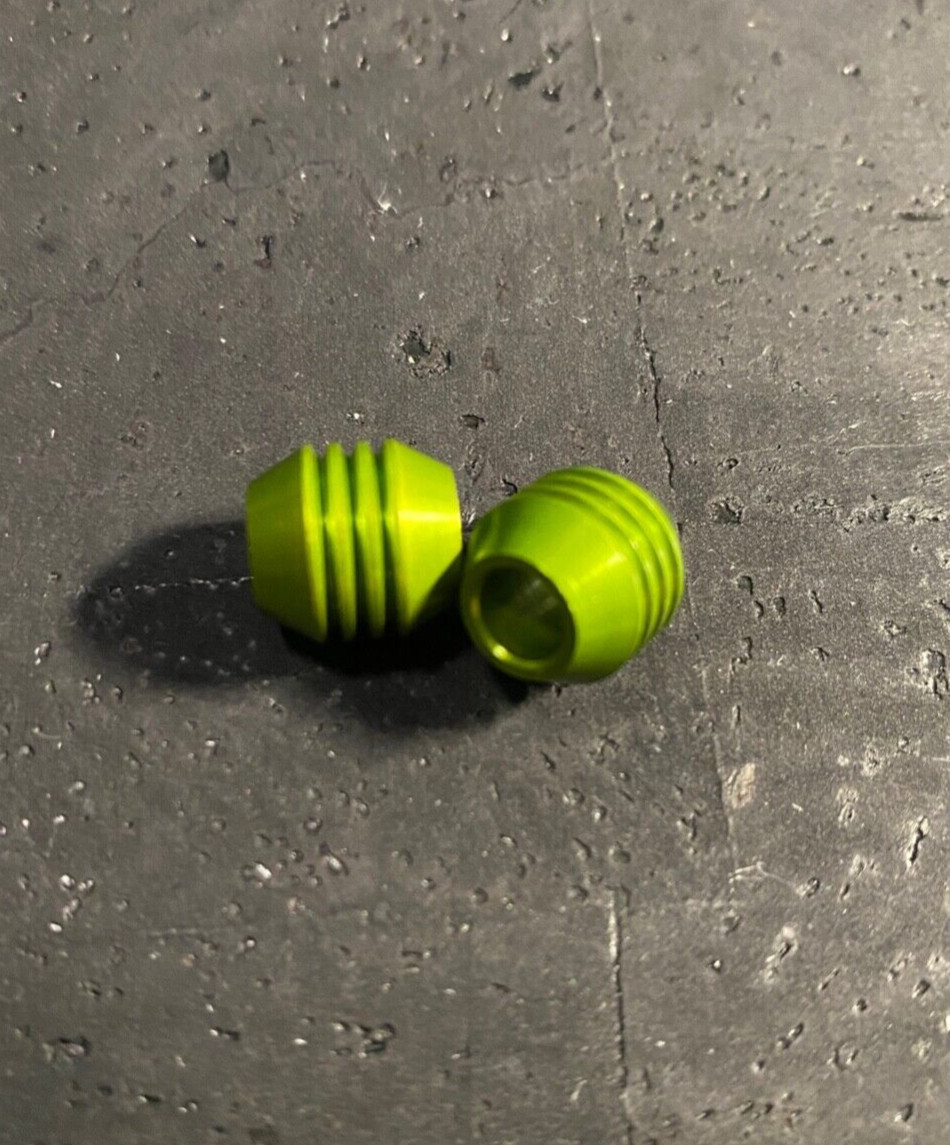 EDC Knife Tool Paracord Beads Aluminum Alloy Zombie Green Mini