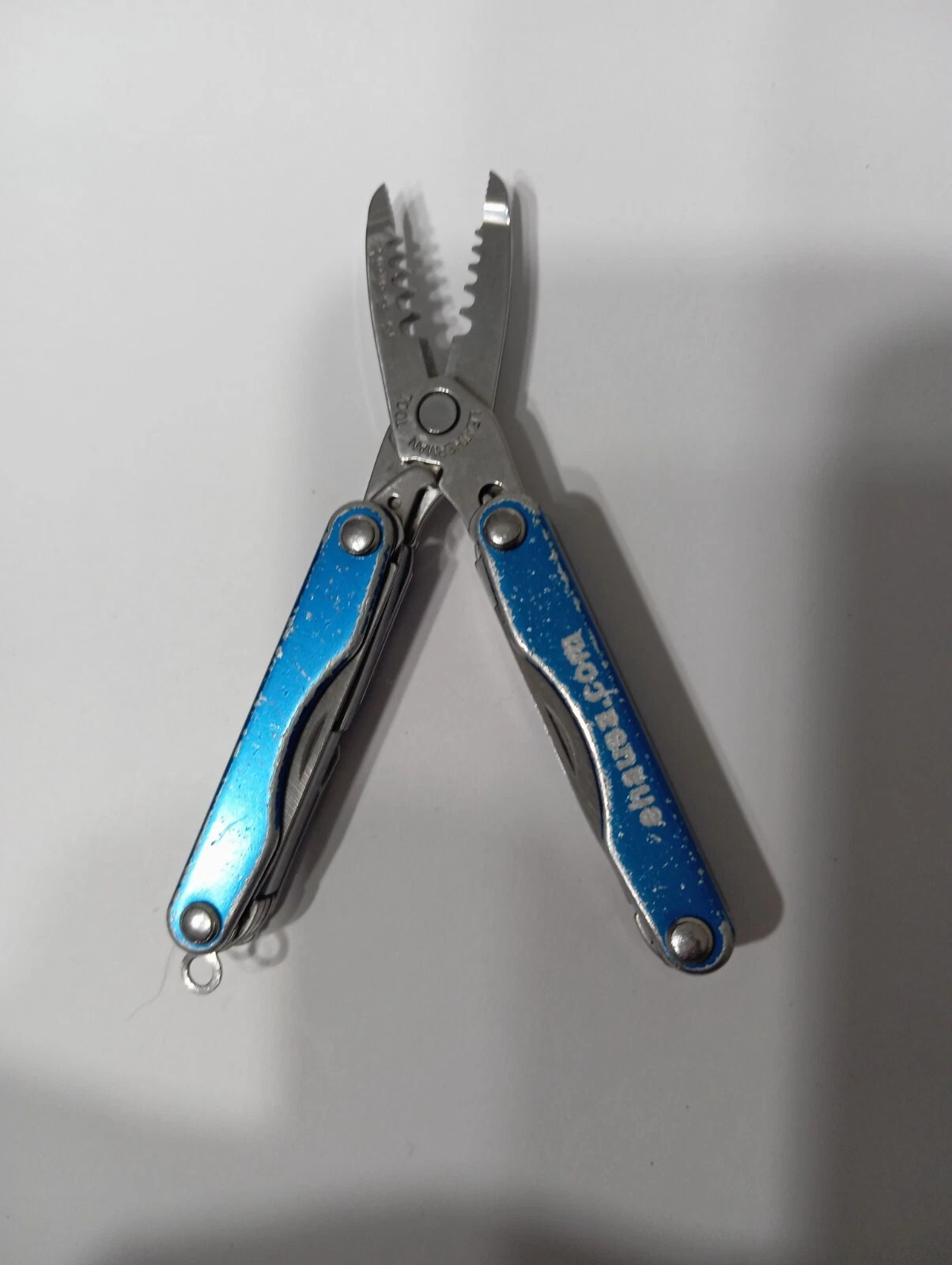 🔥 Leatherman Squirt E4 Stainless Steel Multitool Keychain Blue Very Rare