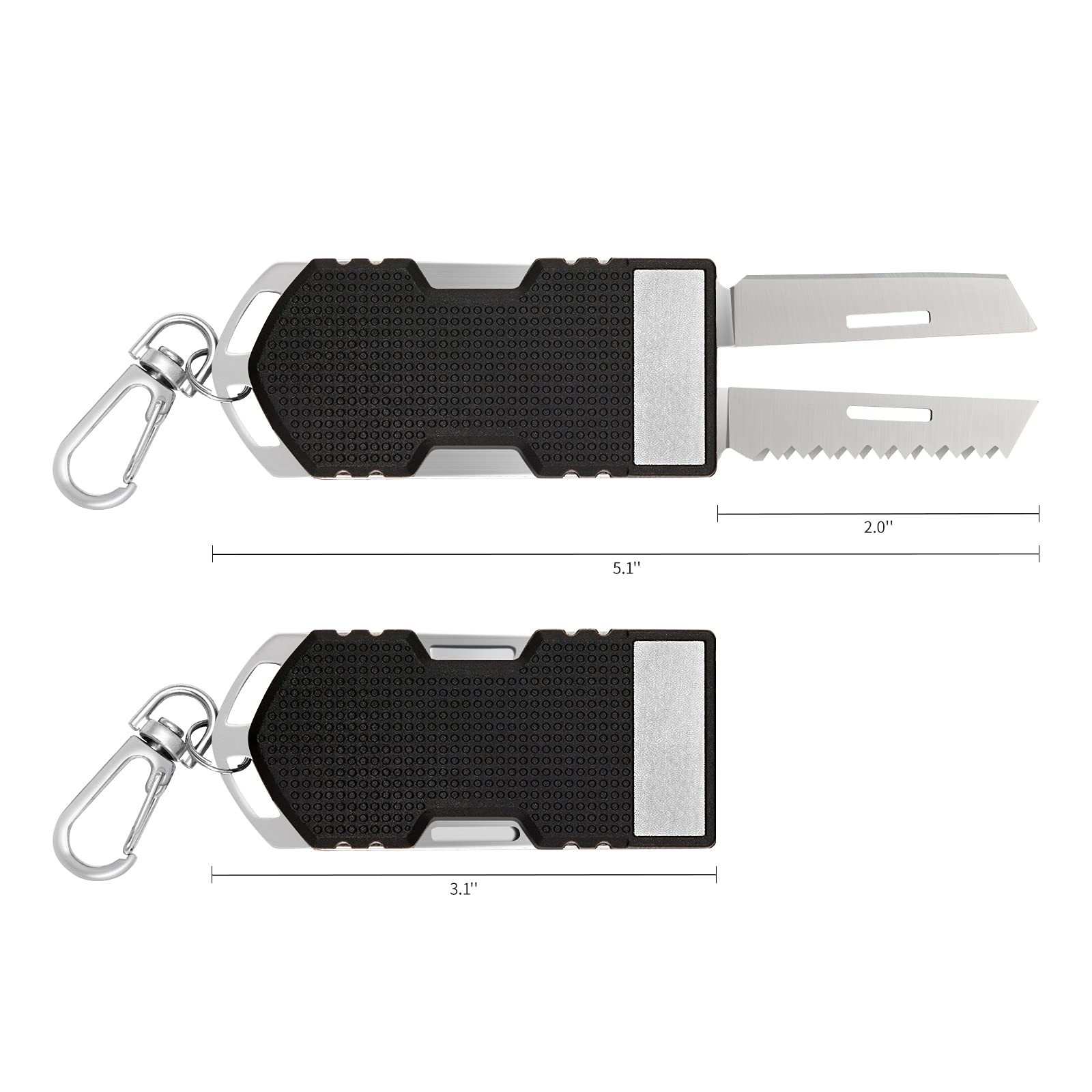 The Compact EDC Pocket Knife with Screwdrivers & Saw for Quick Fixes, Outdoor…