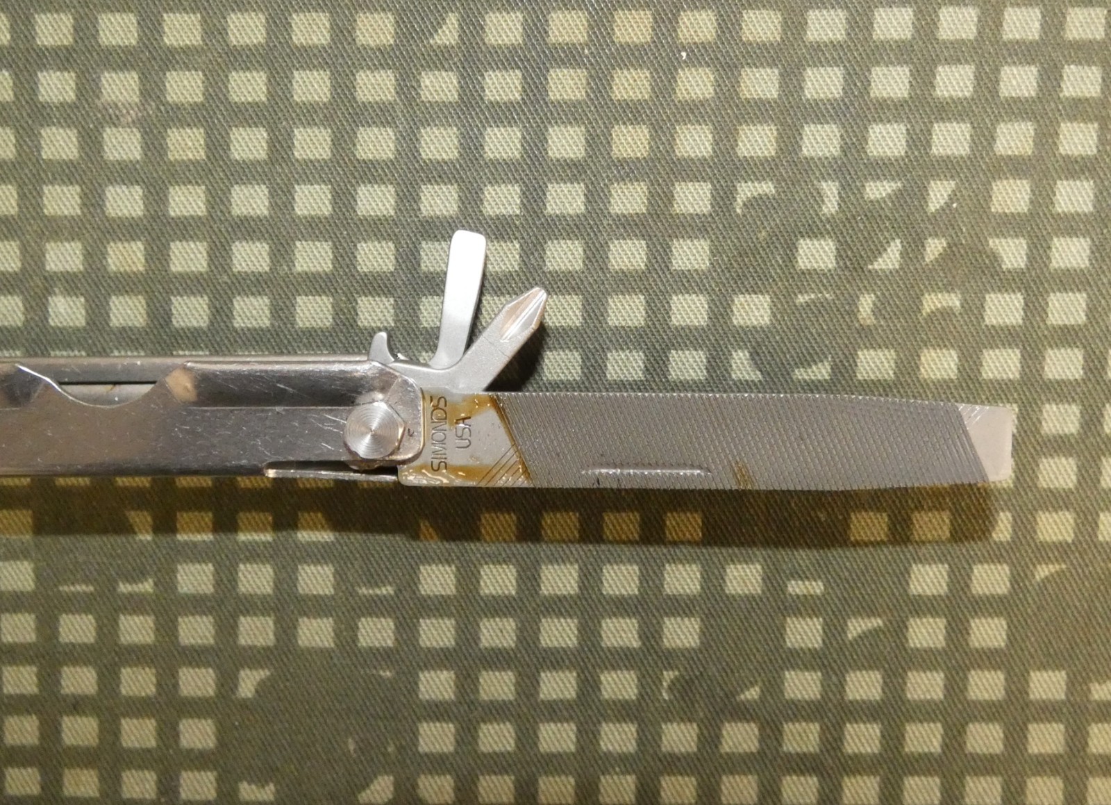 Vintage Gerber Military Provisional Tool Multi Tool Stainless Leather Sheath