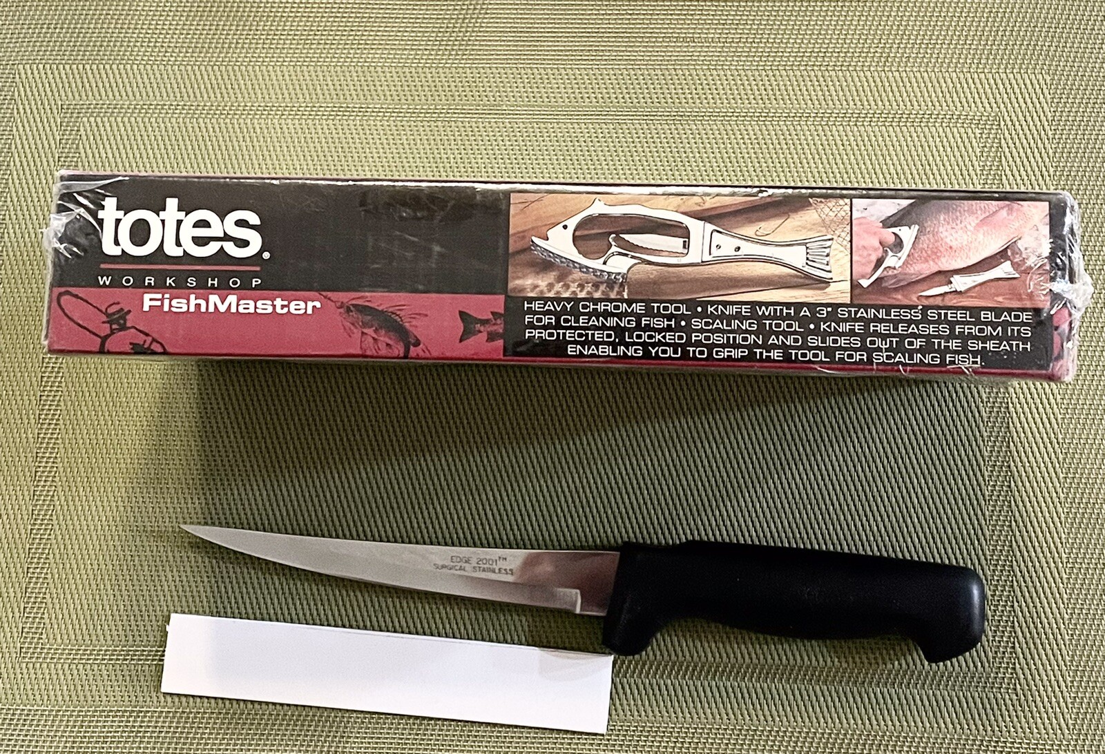Totes Fishmaster multi tool Plus 6” Fillet Knife