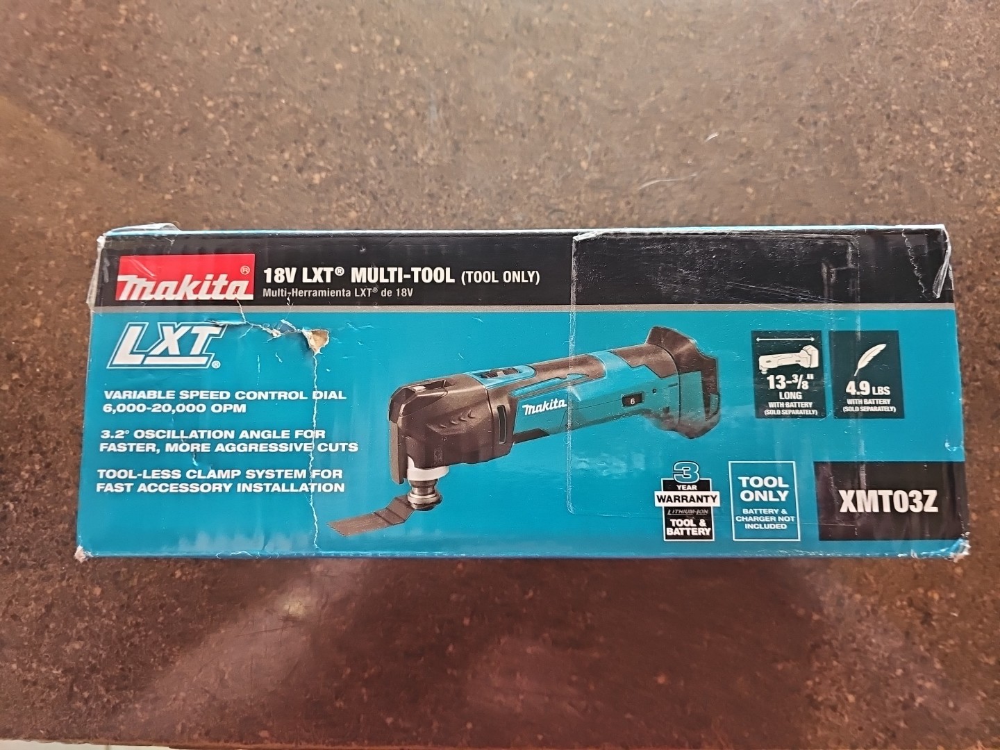 Makita 18V Multi Tool (Tool Only) XMT03Z