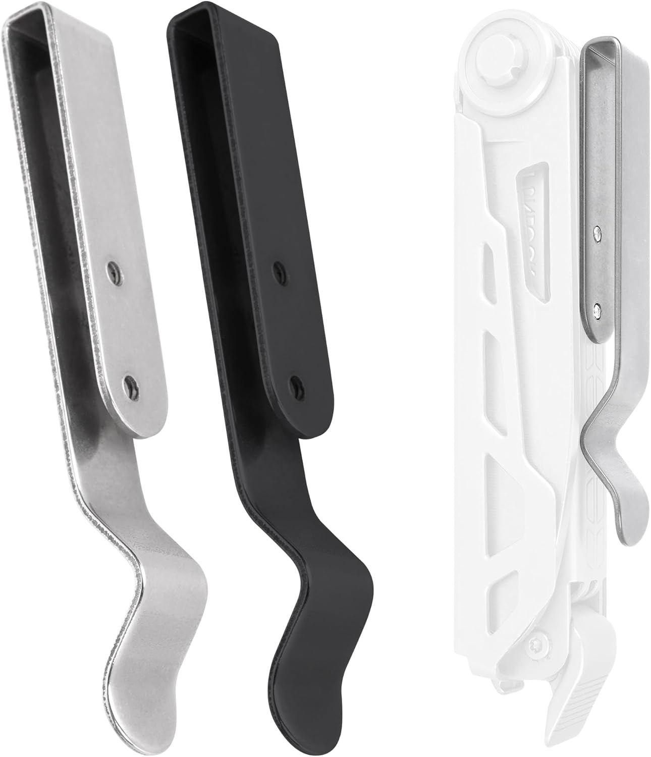 [2-Pack] Stainless Steel Pocket Clips For Gerber Armbar Multitool – 1 Metal