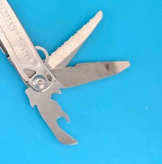 Leatherman Bolster 13 Tool Stainless Steel Multi-Tool! With Sheath!