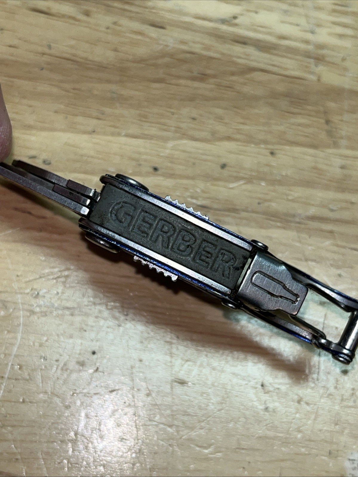 Gerber Curve Mini Multi-Tool, Blue/Silver, Knife Carabiner Bottle Opener