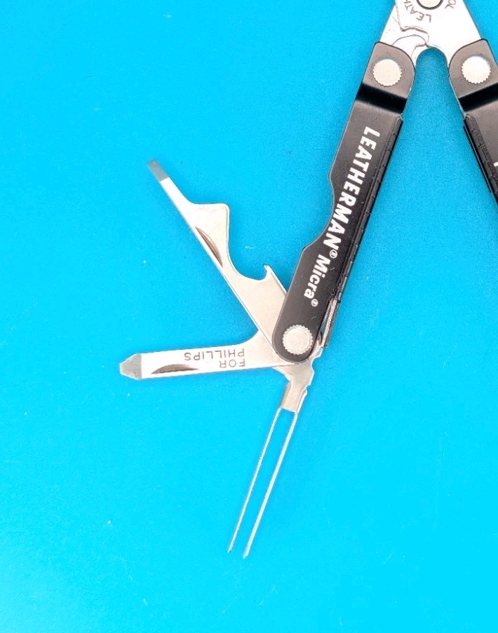 Leatherman Micra Multi-Tool, Knife, Scissors, Key Ring, Black! *MEGGITT*