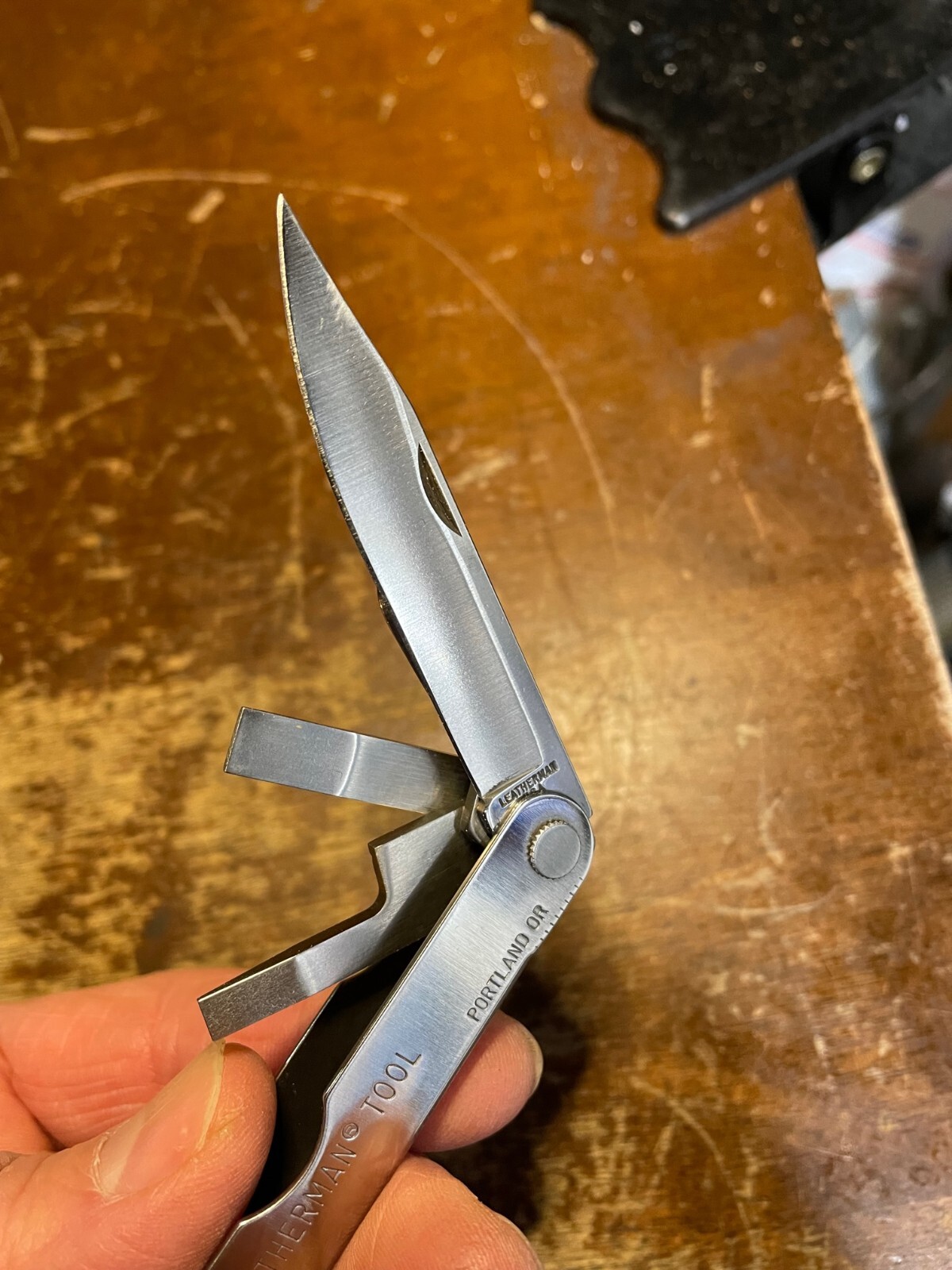 Vintage Original Leatherman Multi Tool Portland, OR – TM 1325473 W/ Sheath USA