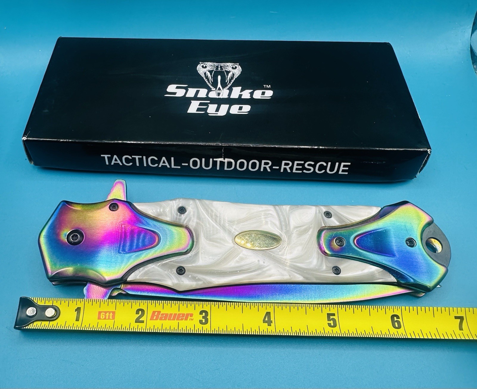 Snake Eye Giant 12.5” Assisted Open Folding For Pocket Knife Outdoor-Rescue NIB