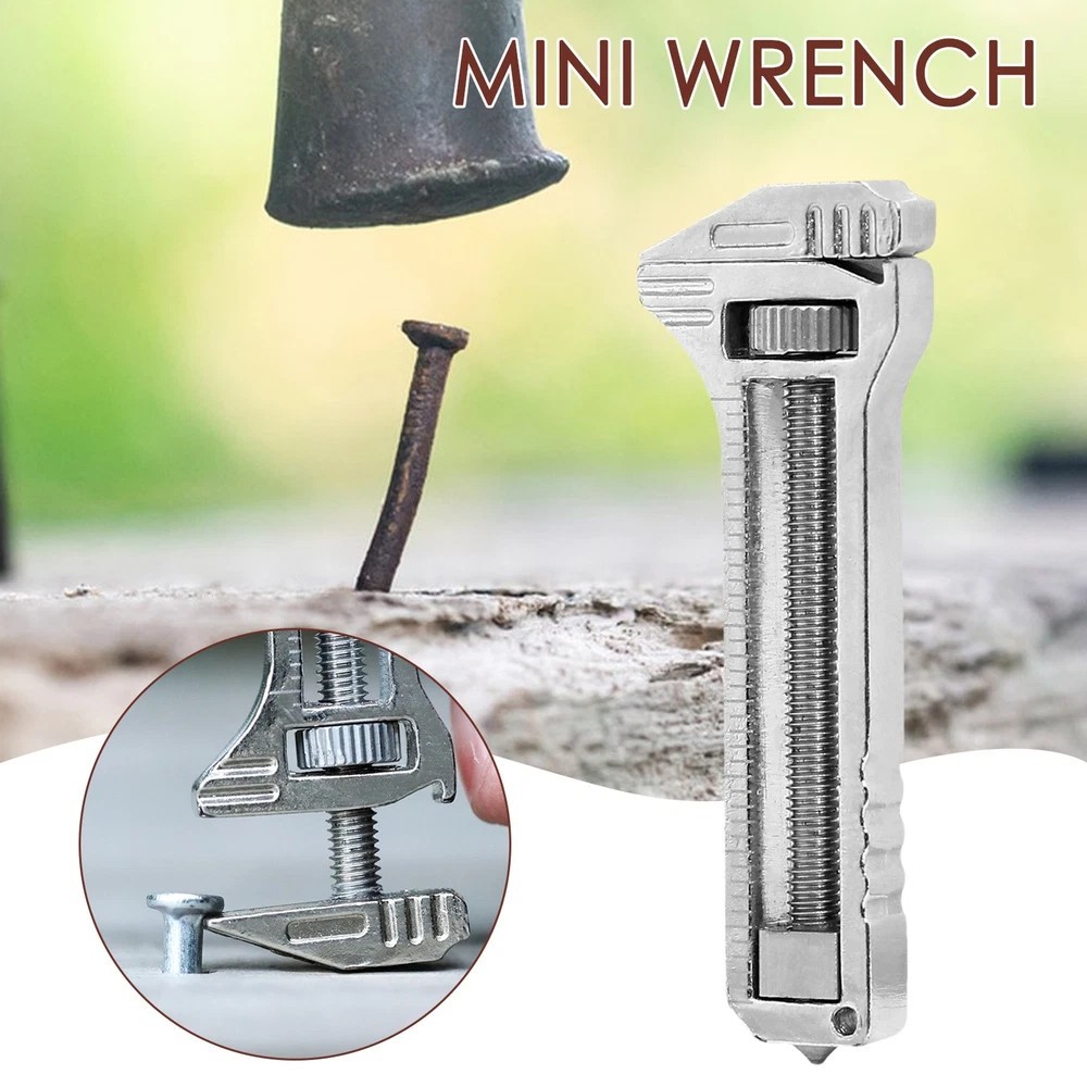 Alloy Wrench Mini Bottle Opener EDC Tool Multitool Compact Multi Tool New 1 PCS