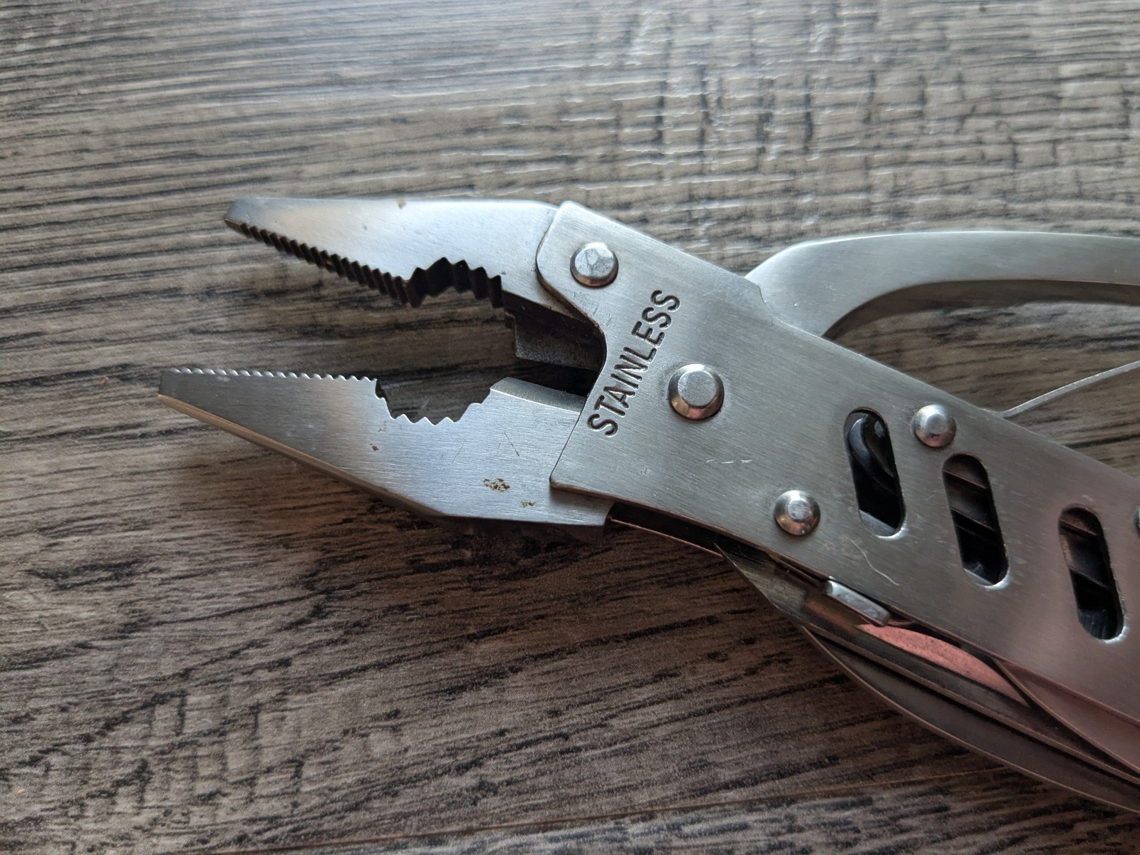 MAXAM 6″ Multi-Tool Folding Pliers All Stainless Steel Survival Knife Tools