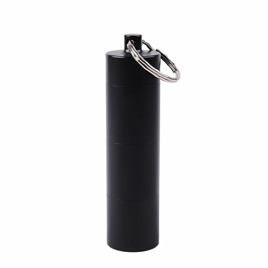 Aluminum Multi-layer Medicine Survival Waterproof Pill Storage Container Box EDC