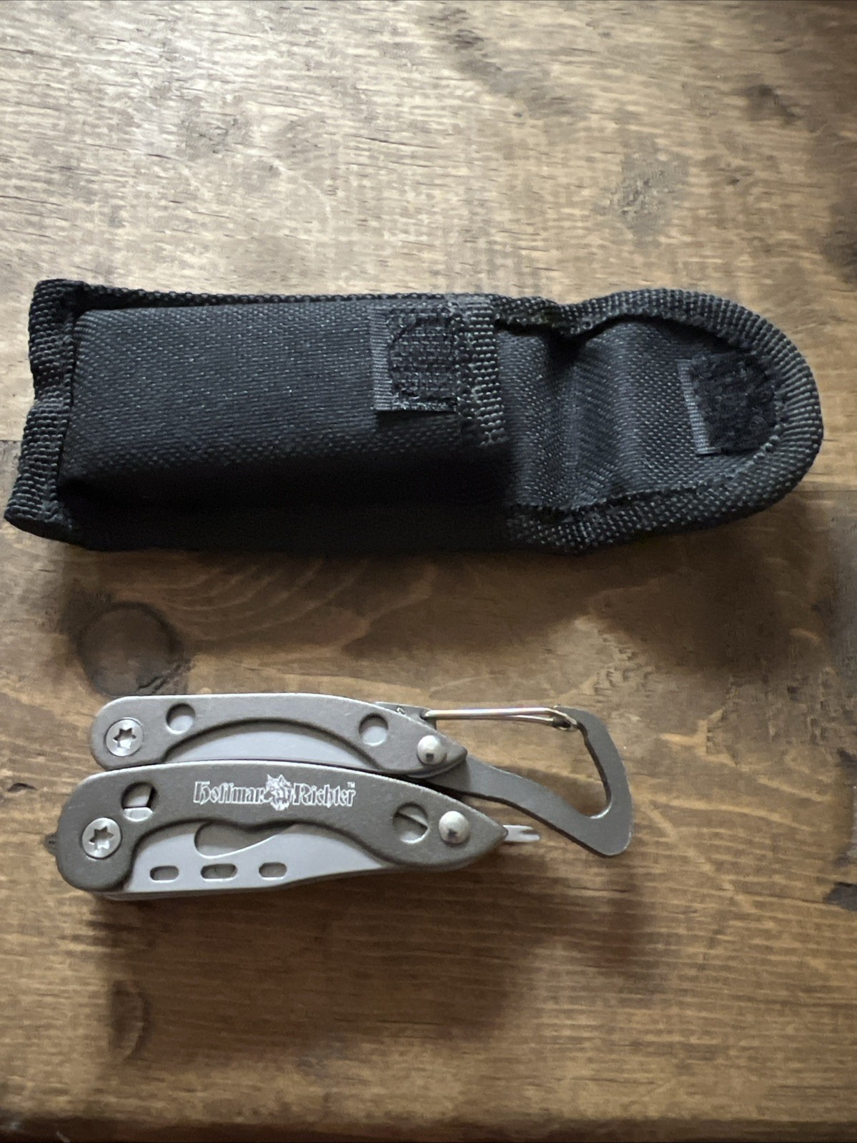 Hoffman Richter Mini Multitool 7-in-1 Knife Bottle Phillips Serrated Knife Plier
