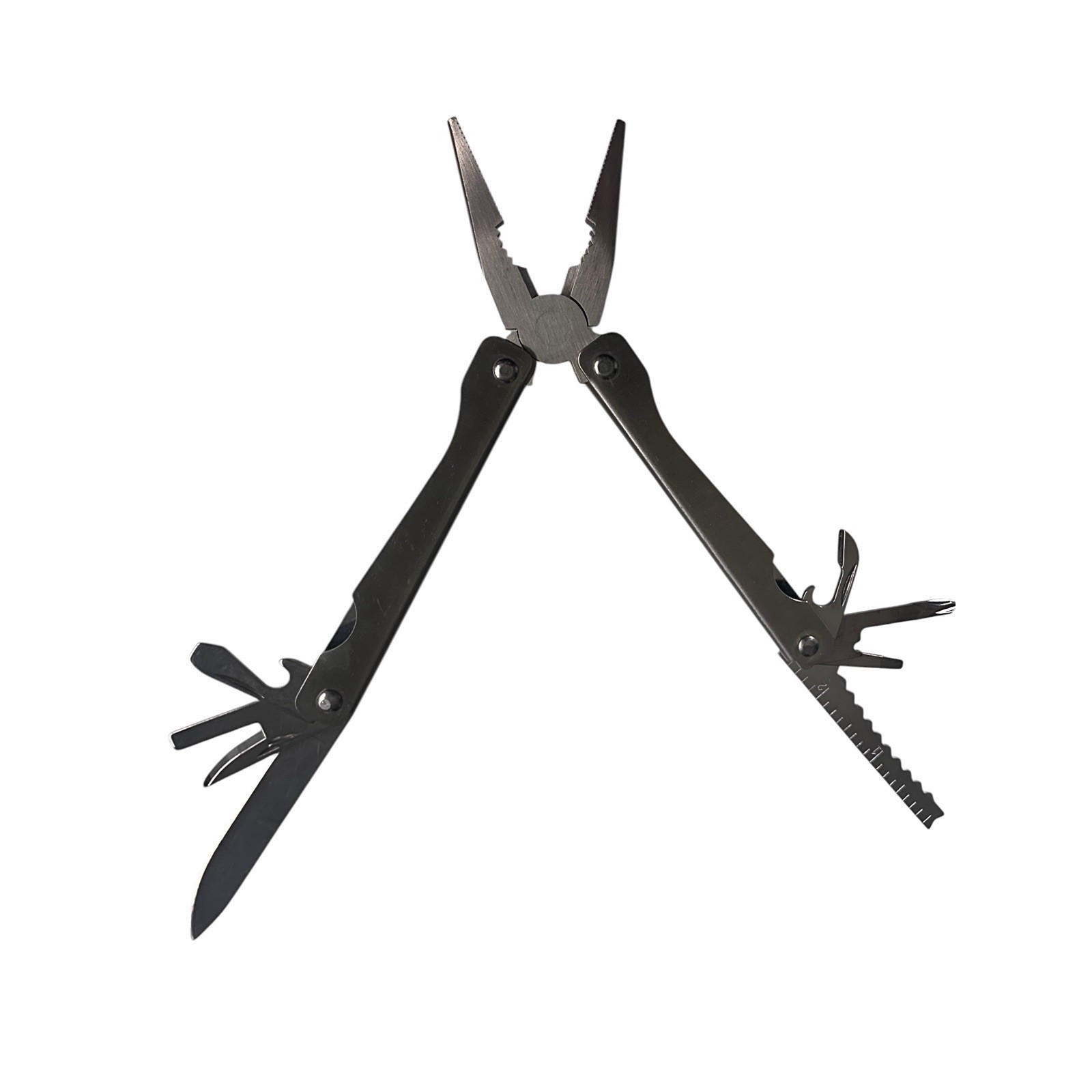 Stainless Steel MultiTool Plier Knife Saw Screwdriver Bottle Opener Camping Gear