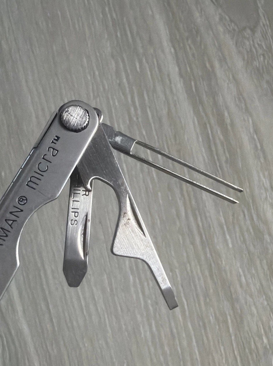 Leatherman Micra Multi Tool Pre-owned Scissors Knife File Tools Drivers Openers