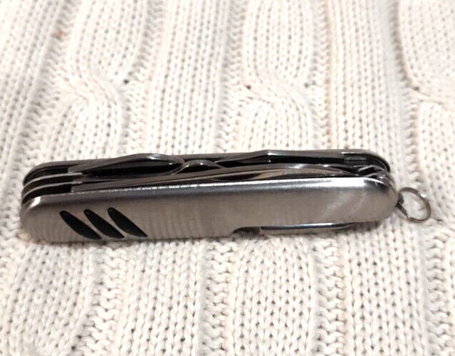 Stainless Steel 7-In-1 Multi Tool Folding Pocket Knife Camping Outdoor