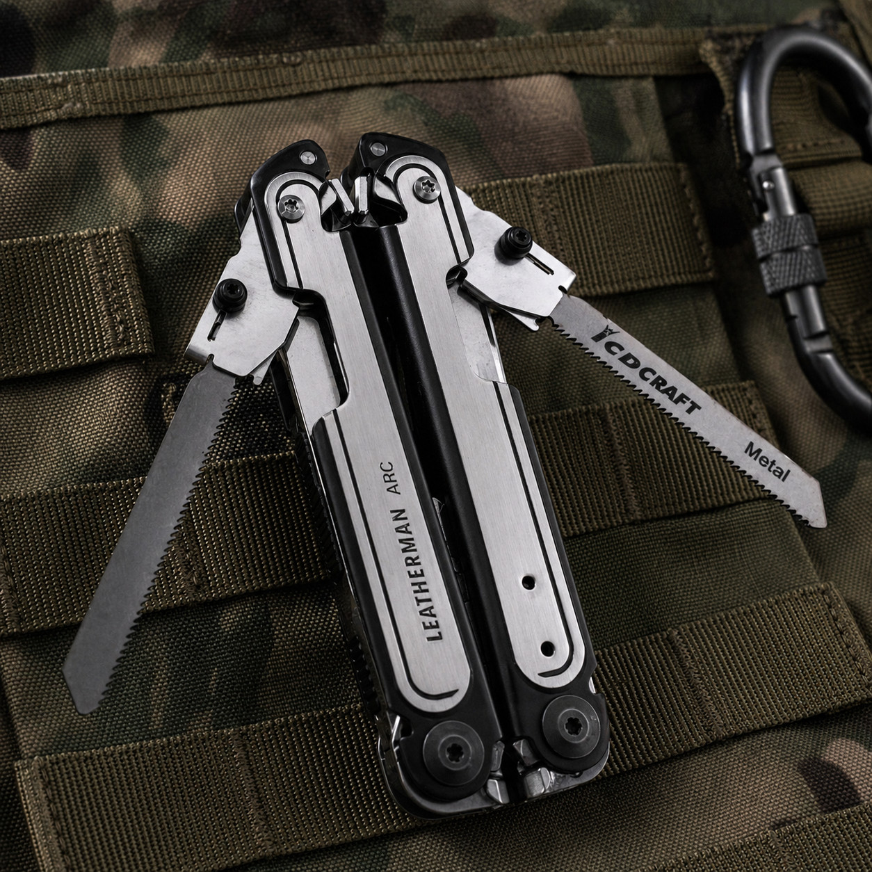 Stainless T-Shank Saw Adapter with Blade for Leatherman ARC FREE P4