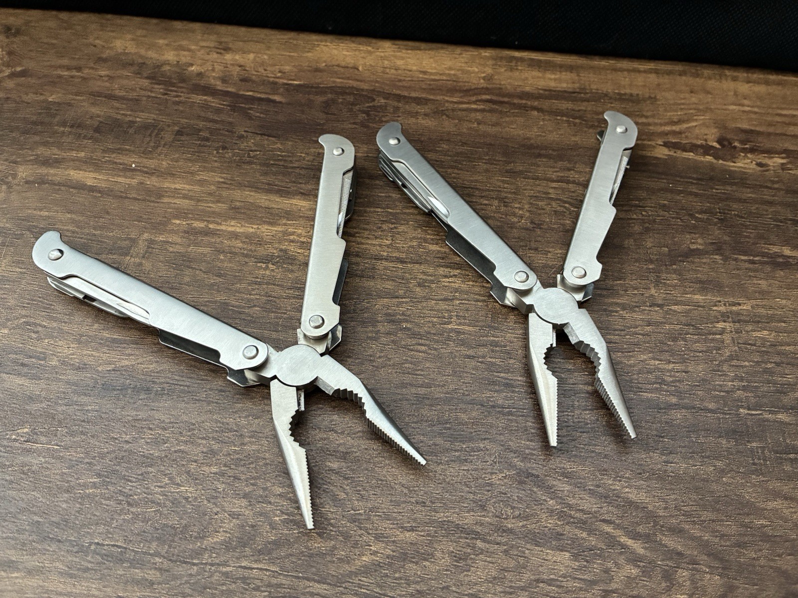 Unbranded Multi -Tool Stainless With Sheath Lot Of 2