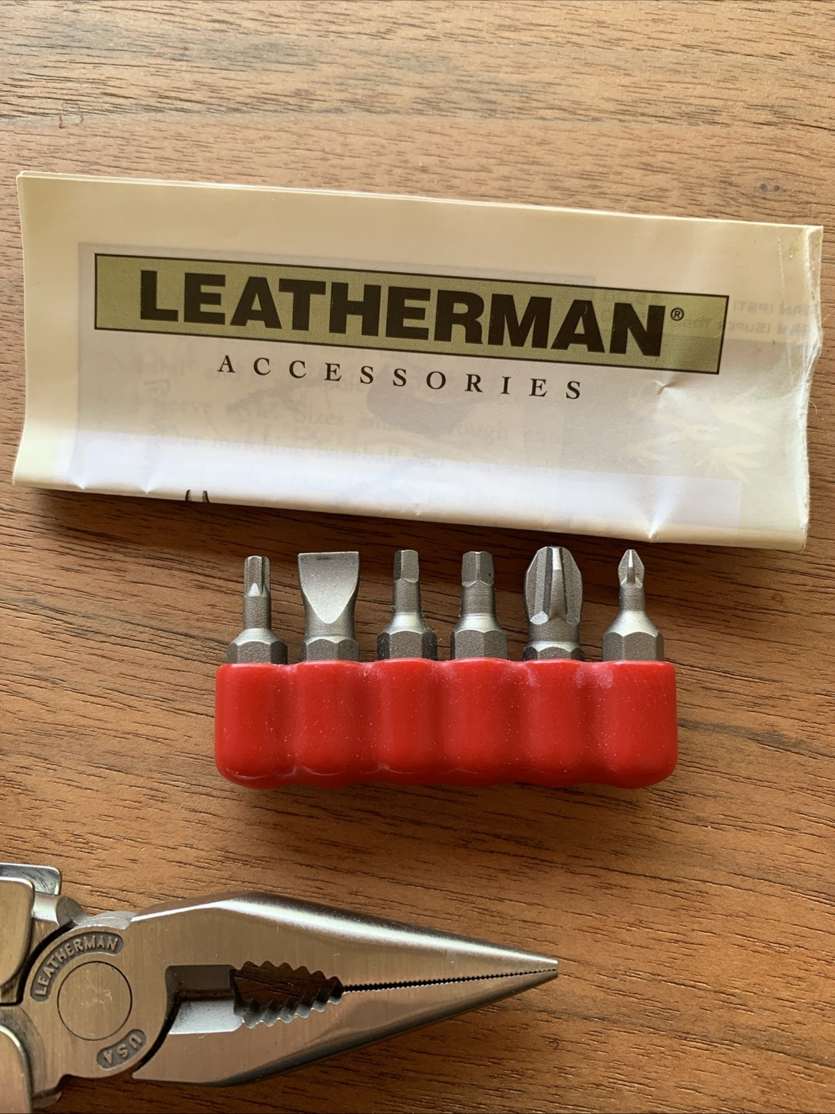 Leatherman PST Multi-Tool Tool Adapter Bits Nylon Sheath USA