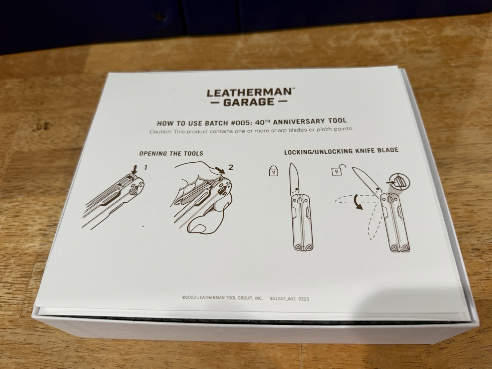 Gray Leatherman Garage Batch #005 40th Anniversary Tool – Brand New