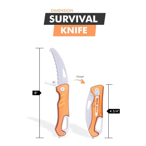 Bartech Pro Multi Function Tool Knife w/ Screwdriver and Bits