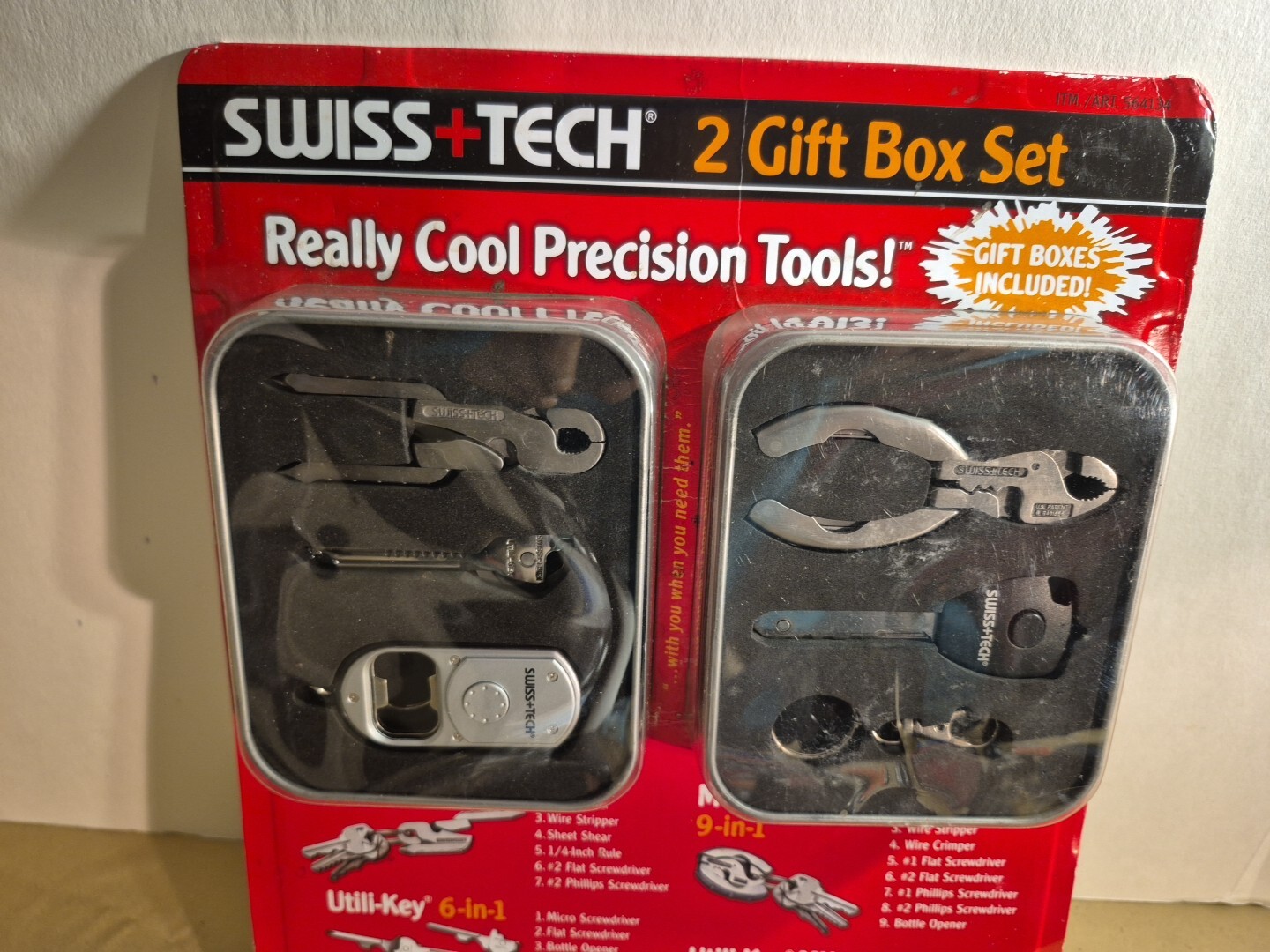 Swiss Tech 2 Gift Box Set Precision Pocket Sized Micro Multi Tools New In Box