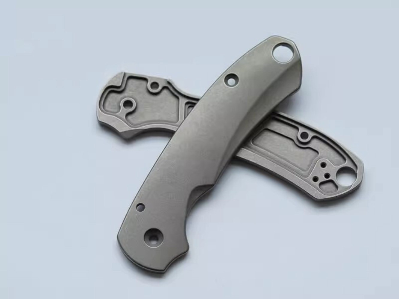 Custom Made TC21 Titanium Handle Scales for Spyderco C223 Para3 Lightweight Gift