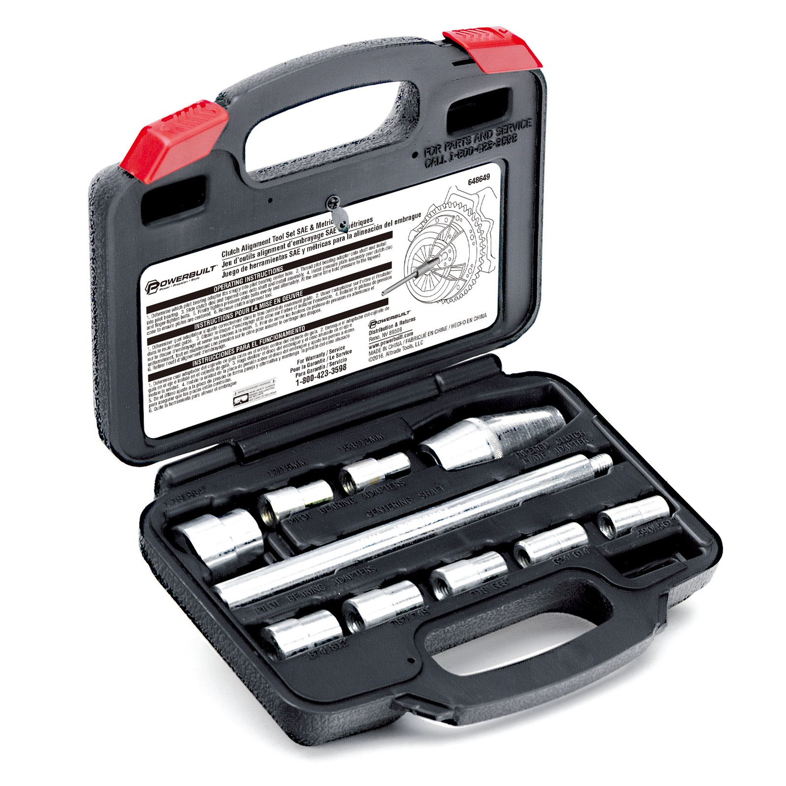 Powerbuilt SAE & Metric Clutch Alignment Tool Set – 648649