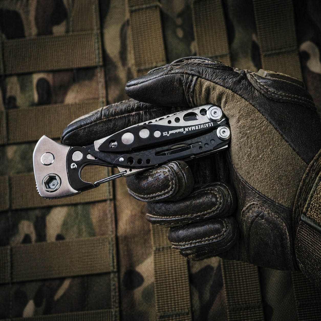 Ratchet Hammer Mod Attachment For Leatherman Skeletool 36T Stainless Steel EDC
