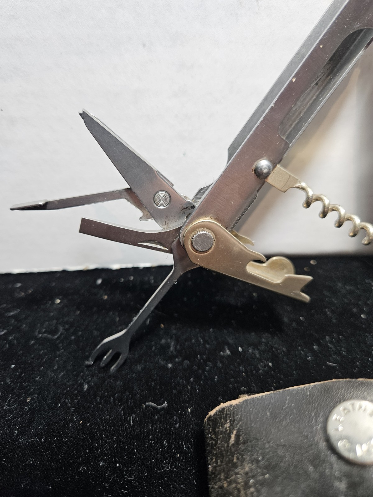 Leatherman Flair Stainless Multi-Tool Knife Corkscrew Rare Collectible Nov 1999