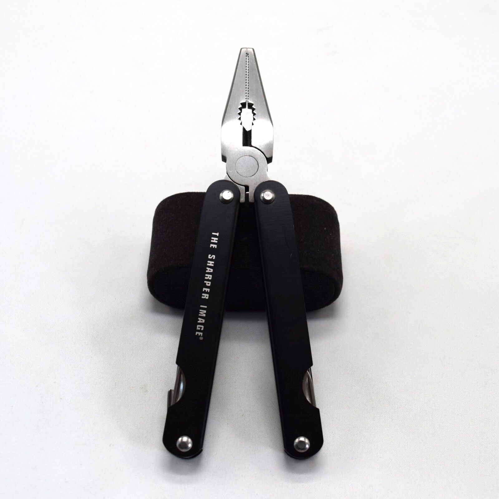 Minty Sharper Image Black Handle Heavy Duty Pliers Multitool