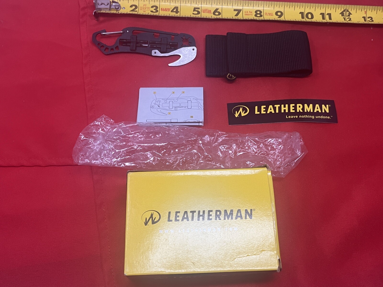 LEATHERMAN Cam Black 831798 w/ Black Nylon Molle Sheath OOP 2010 NEW IN BOX
