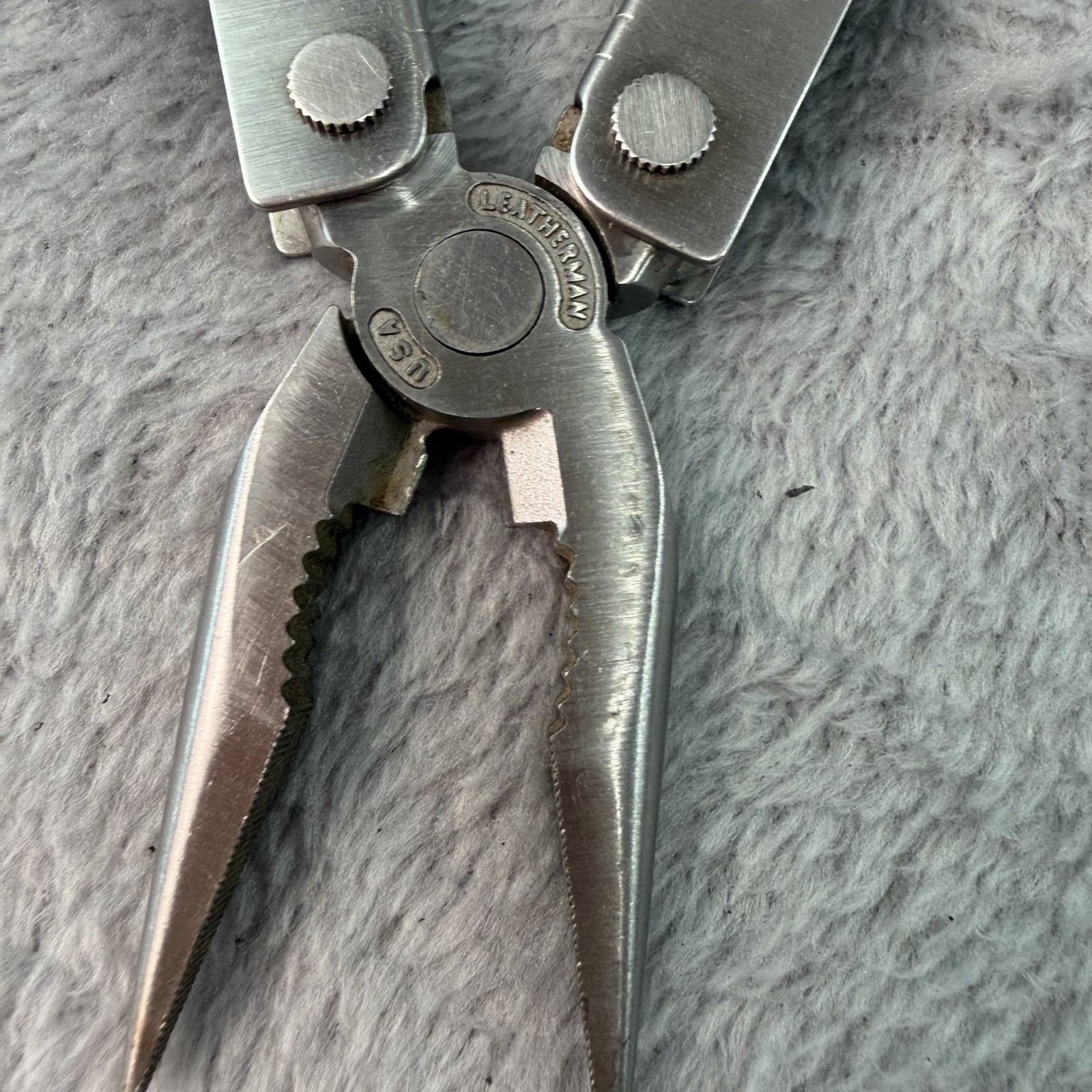 Vtg Leatherman Multi Tool 1998 0898 Stainless Steel Portland OR B487