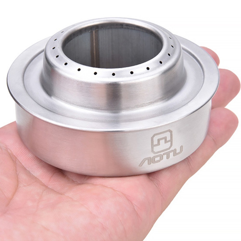 Compact Design Stainless Steel Stove Perfect for Backpacking Adventures