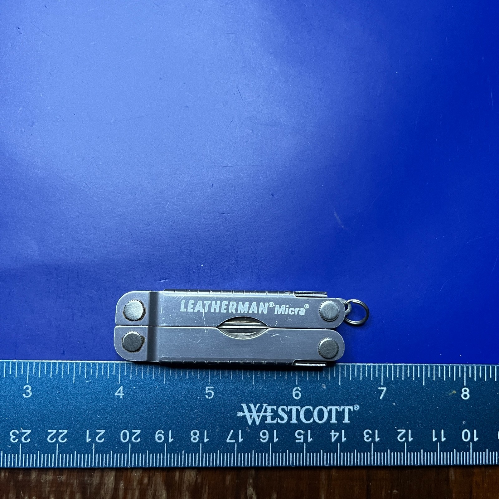 Leatherman Micra Multi-Tool Knife, Scissors- Gray