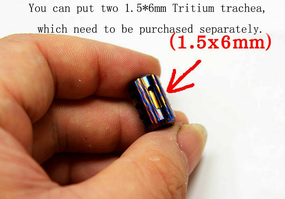 Titanium Moku Ti Timascus Lanyard Umbrella Rope Pendant EDC DIY Bead Zipper Head