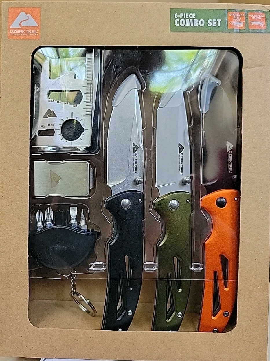 OZARK TRAIL OUTDOOR EQUIPMENT 6-PIECE COMBO SET NEW IN BOX