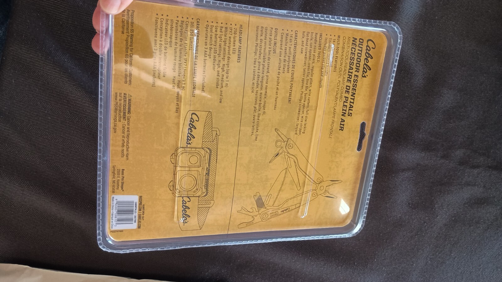 6 Pack – Cabela’s Multi-Tool and Headlamp LIFETIME WARRANTY