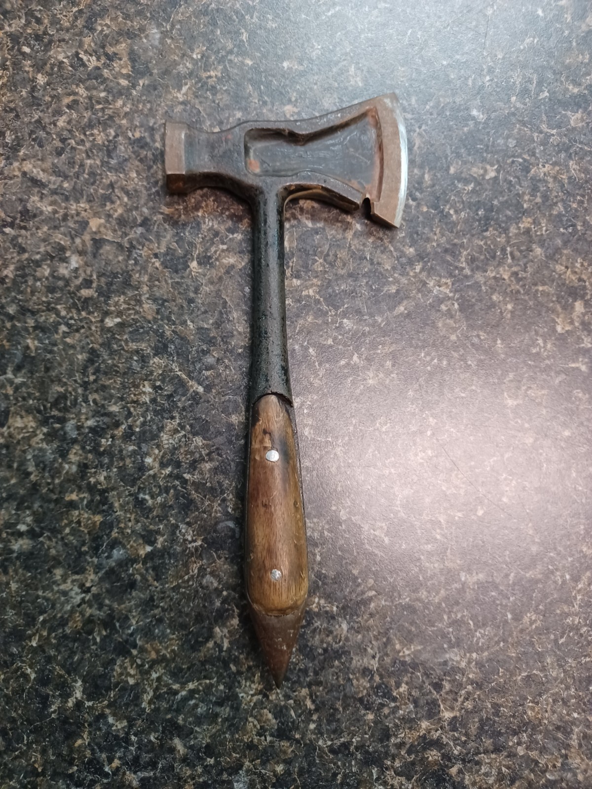 Multi Tool Camping Emergency Survival Axe Hatchet Hammer Scribe Military Trench?