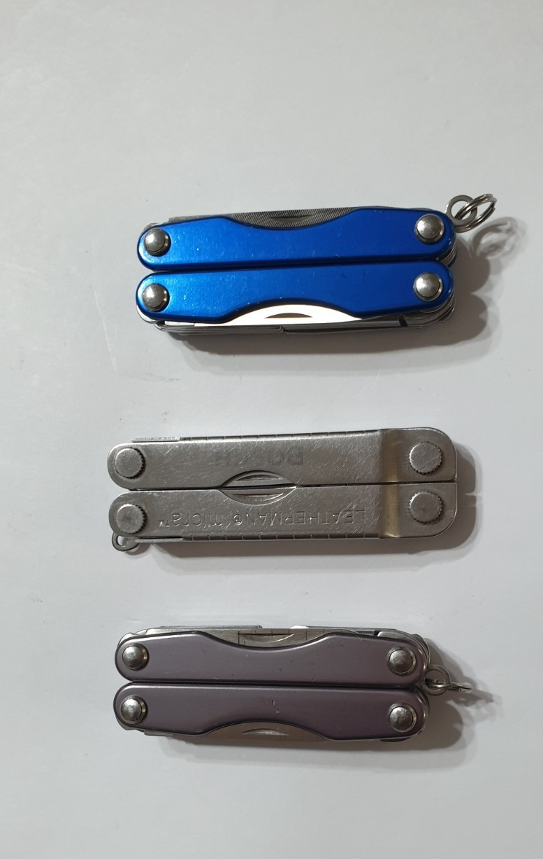 🔥🔥 3X Leatherman Squirt P4 S4 Micra Multi Tool Collectable Keychain Rare Set