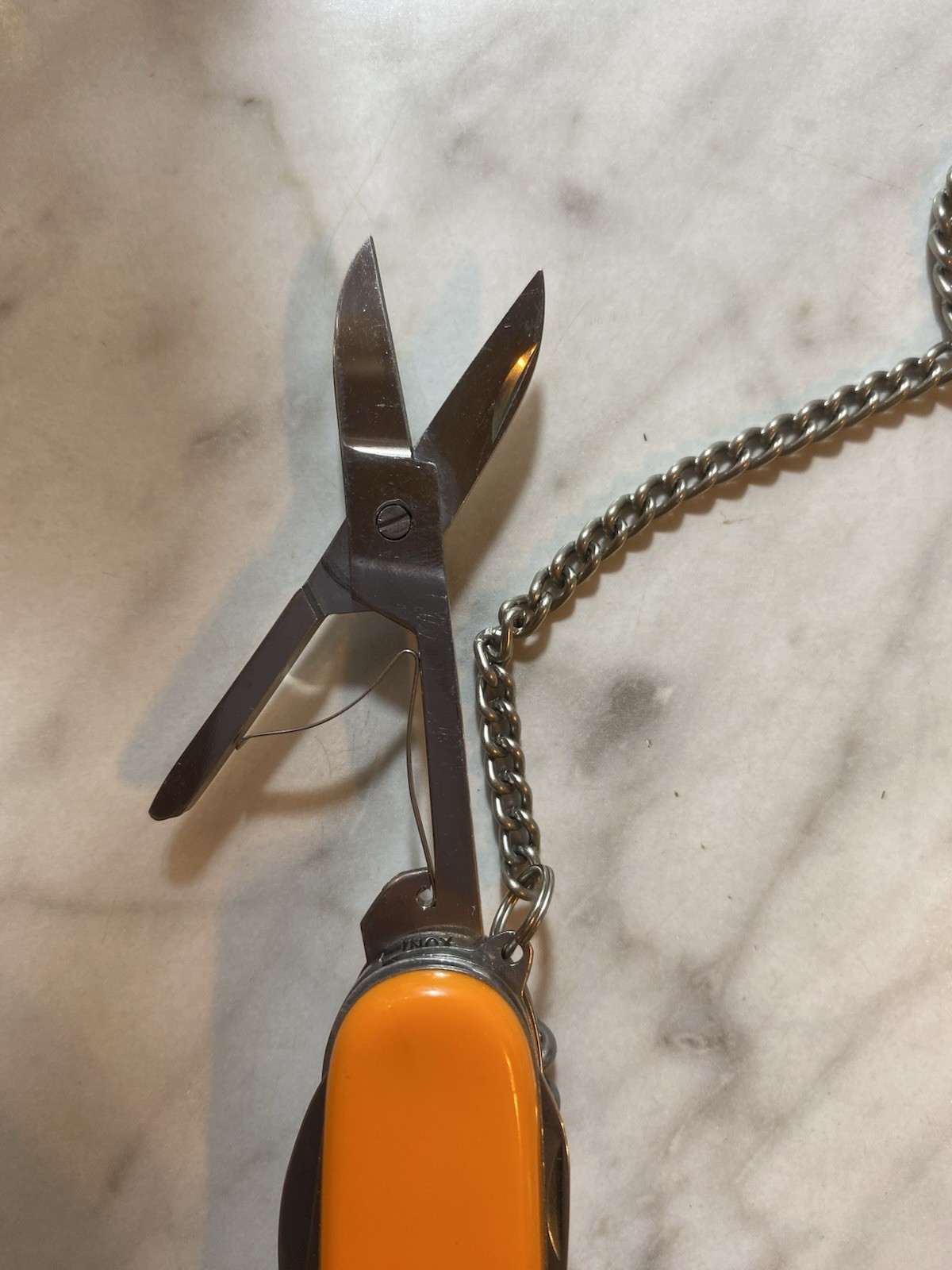 VTG 1986 STIHL 8 Part Multi-Tool Pocketknife Chain Included Solingen Germany