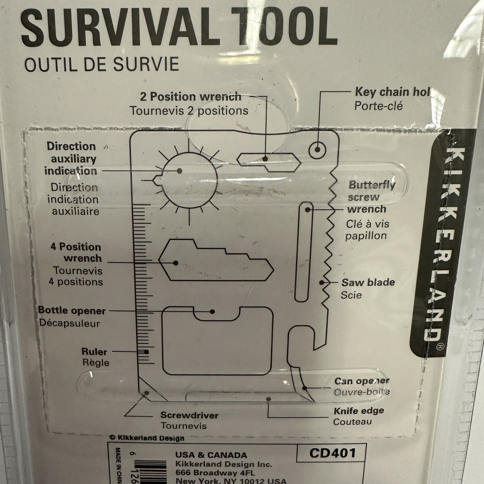 Kirkland Pocket Survival Tool 11 Function, with Storage Pouch