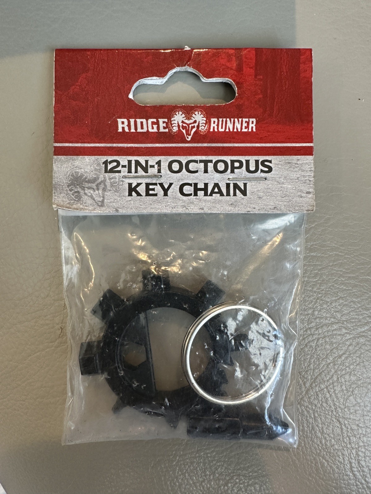 RIDGE RUNNER Keychain 12-IN-1 Multi Tool – Bottle Opener, Screwdriver, Hex Heads