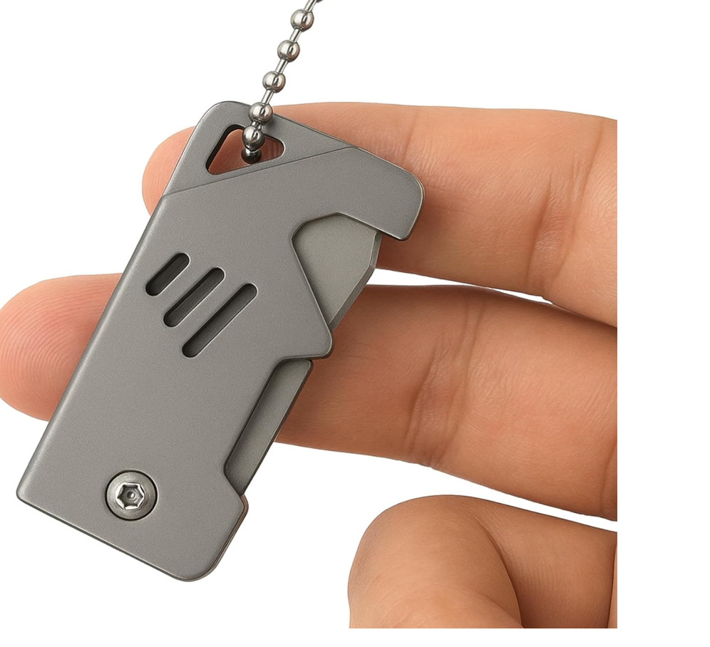 EDC Keychain Bottle Opener Multitool Stainless Steel Portable Key Ring Gadget