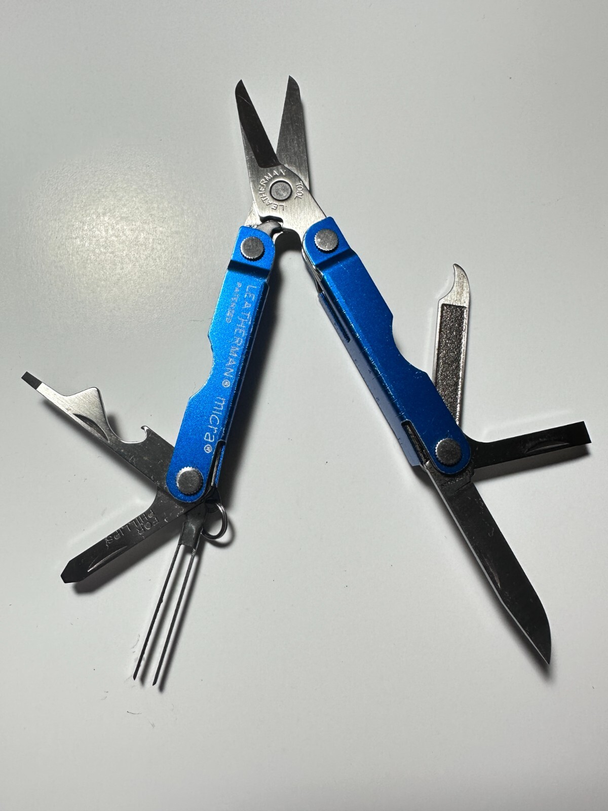 Leatherman MICRA Blue SEATTLE SEAHAWKS 2006 Super Bowl Potelco Multi Tool Knife