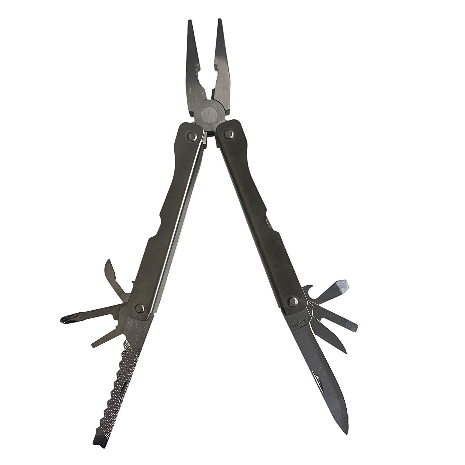 Stainless Steel MultiTool Plier Knife Saw Screwdriver Bottle Opener Camping Gear