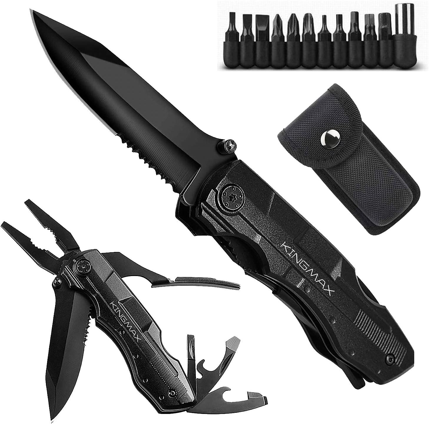 Ergonomic Folding Multitool Knife – Perfect for Camping, Daily Use & Emergencies