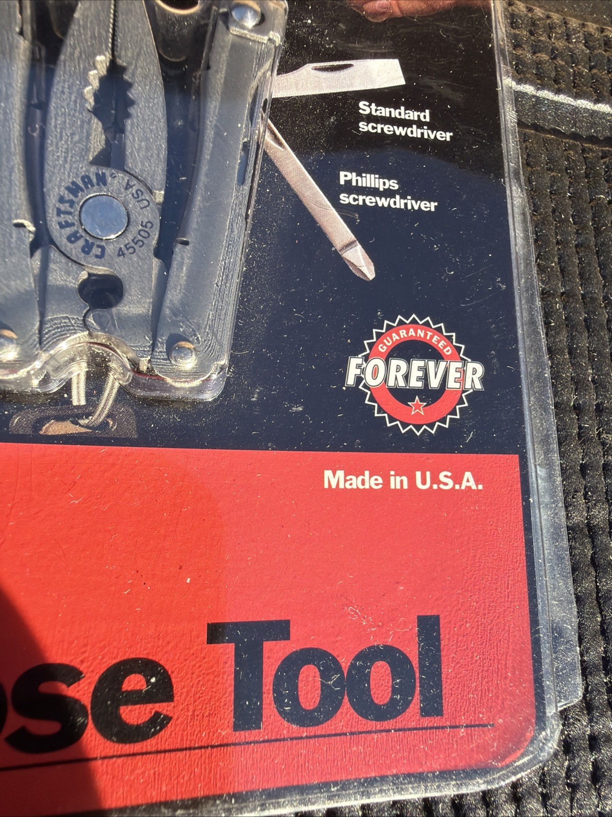 Rare Sears Craftsman USA Nos 10 Tool Multi Purpose Leatherman 45505 Sebertool