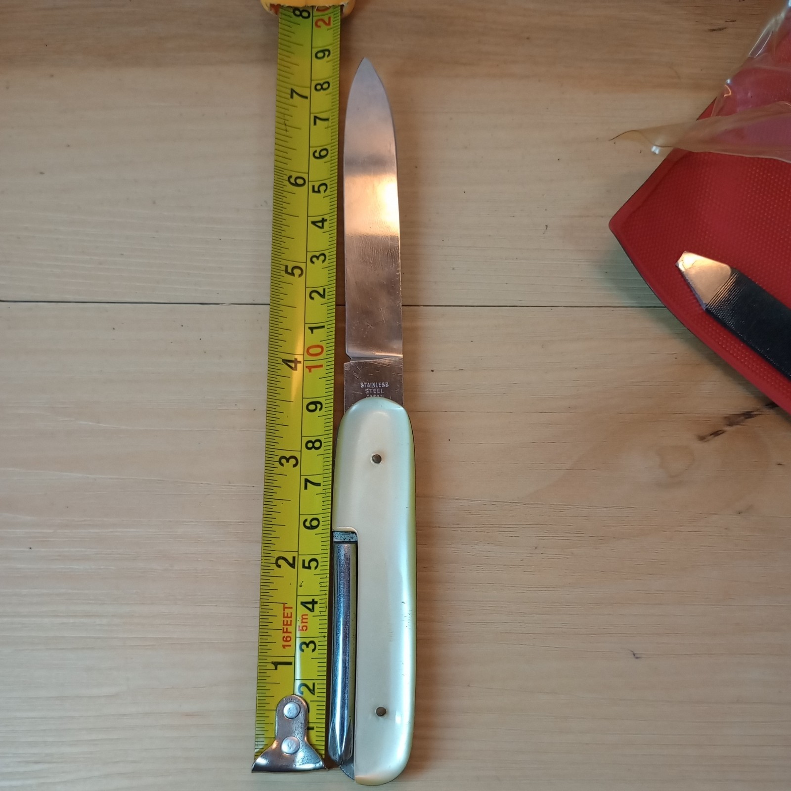 Vtg Multi Purpose Tool Kit Pocket Size Knife Interchangeable 6pc Stainless Japan